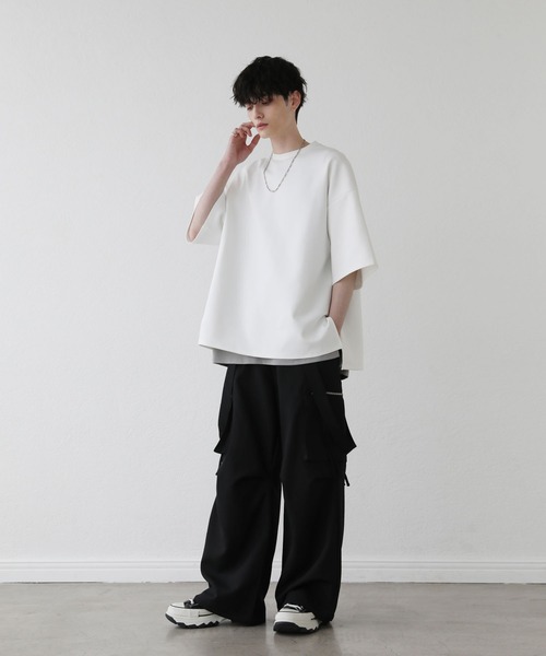 「LILL」 カーゴパンツ M ブラック メンズ_画像8