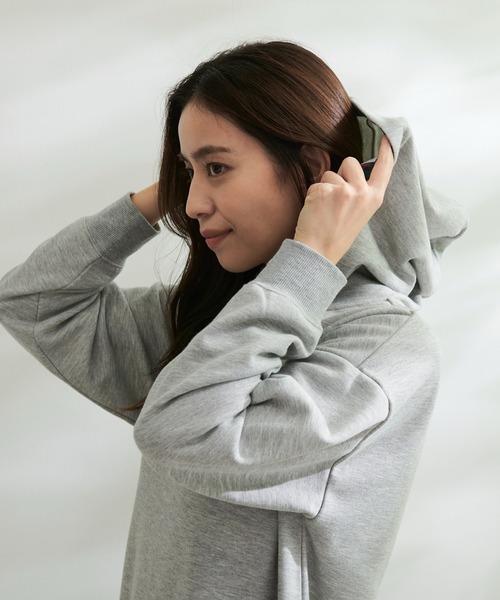 「Arnold Palmer」 長袖ワンピース L 杢グレー レディース_画像7