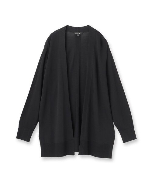 INDIVI（インディヴィ） カーディガン 「洗える／上品」きれいめ着流し