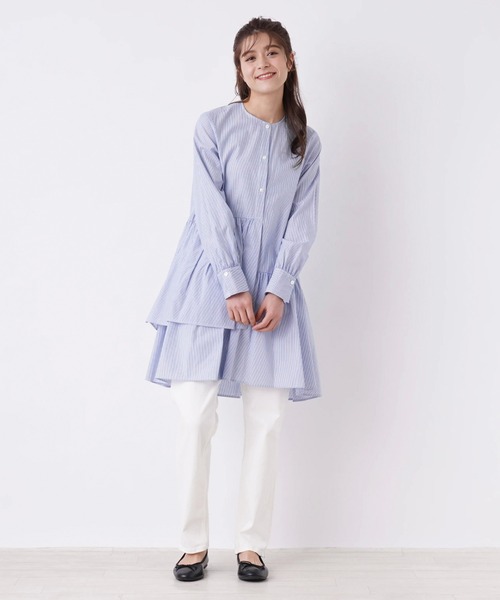 「en recre」 長袖ブラウス 2 オフホワイト レディース_画像5