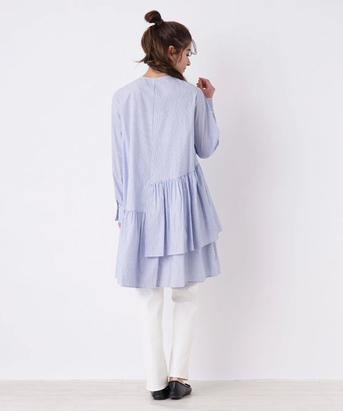 「en recre」 長袖ブラウス 2 オフホワイト レディース_画像7