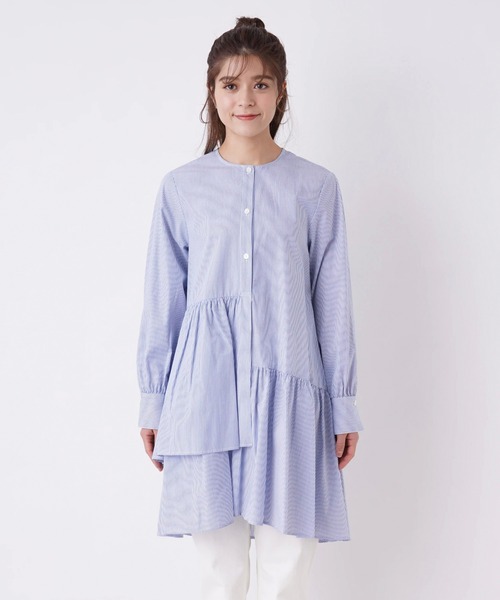 「en recre」 長袖ブラウス 2 オフホワイト レディース_画像8