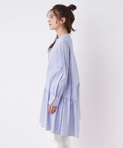 「en recre」 長袖ブラウス 2 オフホワイト レディース_画像9