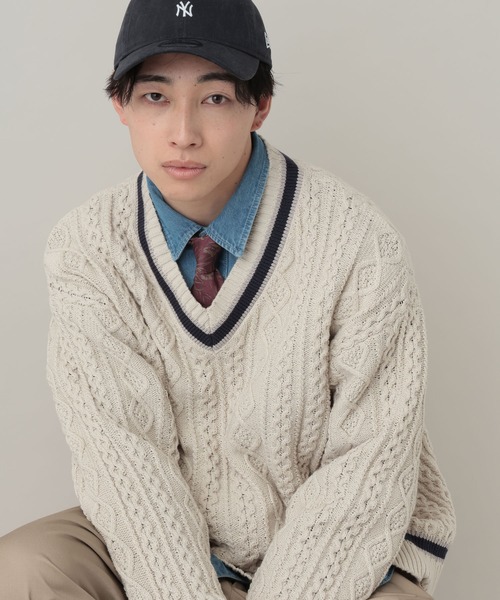 RAGEBLUE（レイジブルー） セーター ニット Tilden V-neck knit