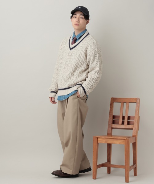 RAGEBLUE（レイジブルー） セーター ニット Tilden V-neck knit