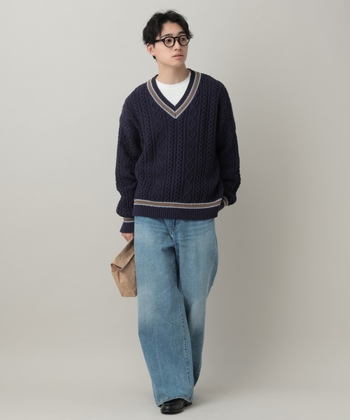 RAGEBLUE（レイジブルー） セーター ニット Tilden V-neck knit
