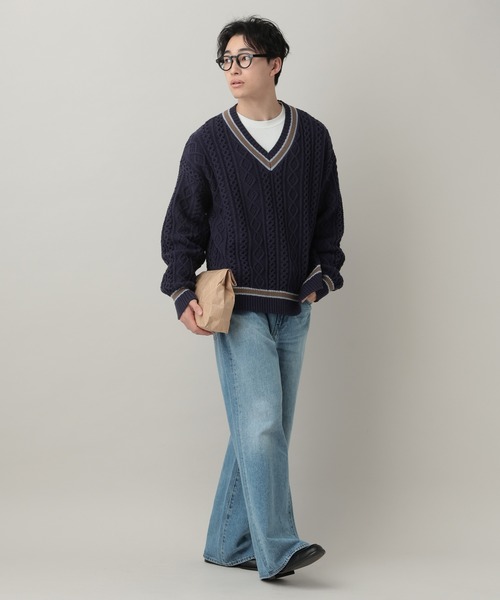 RAGEBLUE（レイジブルー） セーター ニット Tilden V-neck knit