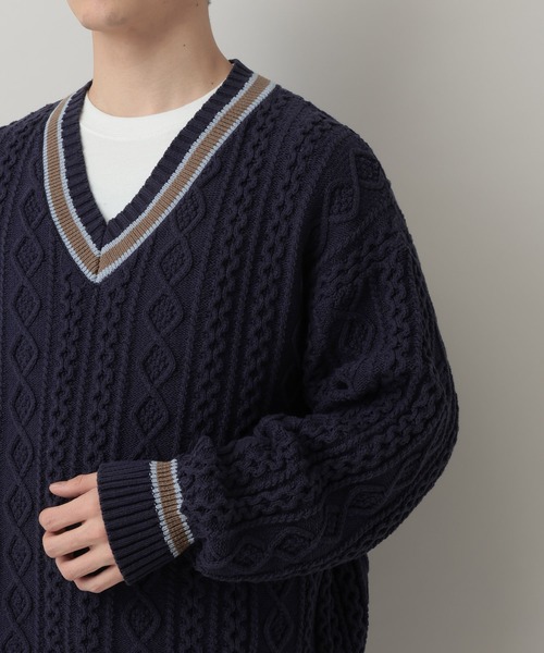 RAGEBLUE（レイジブルー） セーター ニット Tilden V-neck knit