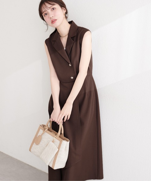 natural couture ワンピース 金釦テーラーワンピース : ZOZOTOWN Yahoo