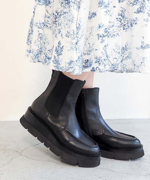 「cava cava」 ショートブーツ 23.5cm ブラック レディース_画像8