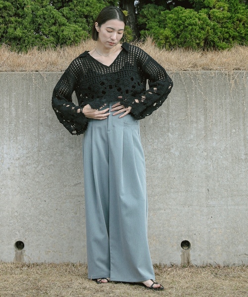 「select MOCA」 ニットボレロ FREE アイボリー レディース_画像9