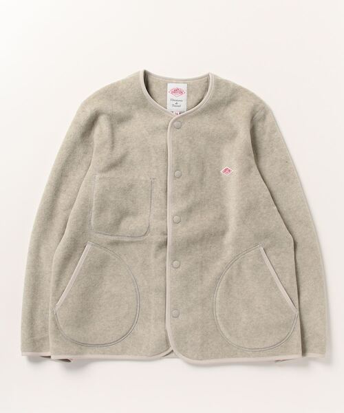 Danton（ダントン） ノーカラージャケット 36 ベージュ系その他