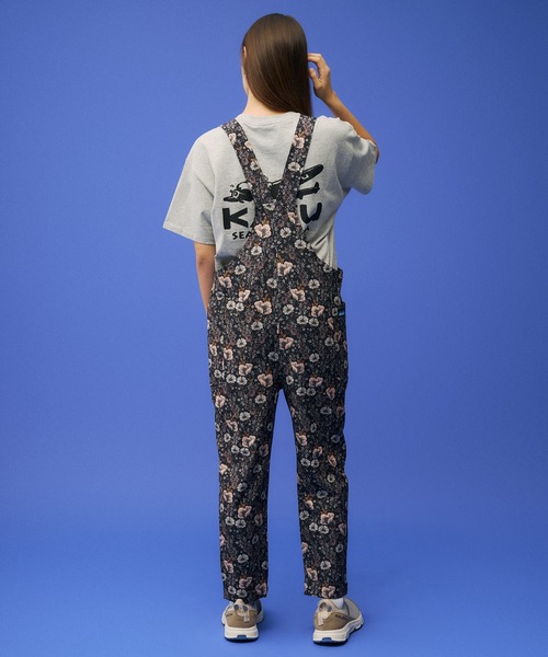 【美品】KAVU カブー オールインワン サロペット レディース フラワー 花柄 KAVU（カブー） サロペット オーバーオール San Blas/サンブラス