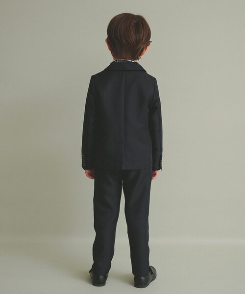 「branshes」 「KIDS」テーラードジャケット 120 ネイビー キッズ_画像4