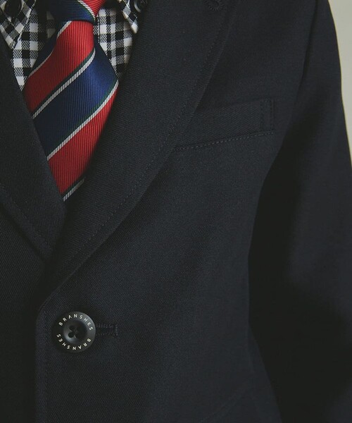 「branshes」 「KIDS」テーラードジャケット 120 ネイビー キッズ_画像8