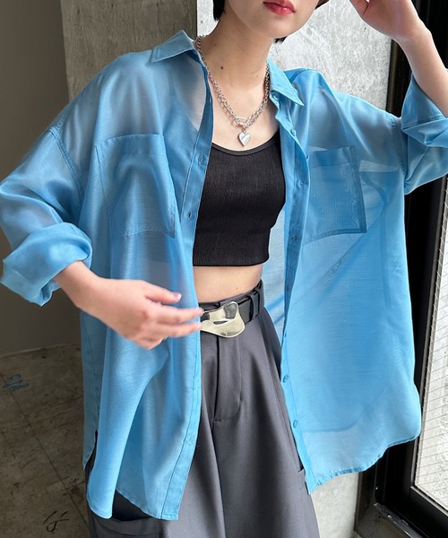 good grief! sheer cotton shirt シアーシャツ ブラ 中古・古着通販】GOOD GRIEF! (グッドグリーフ) SHEER COTTON SHIRT