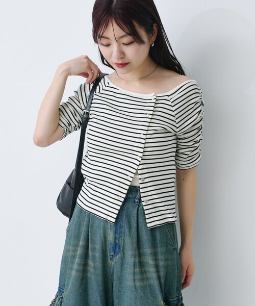 「Kastane」 カーディガン FREE アイボリー レディース_画像2