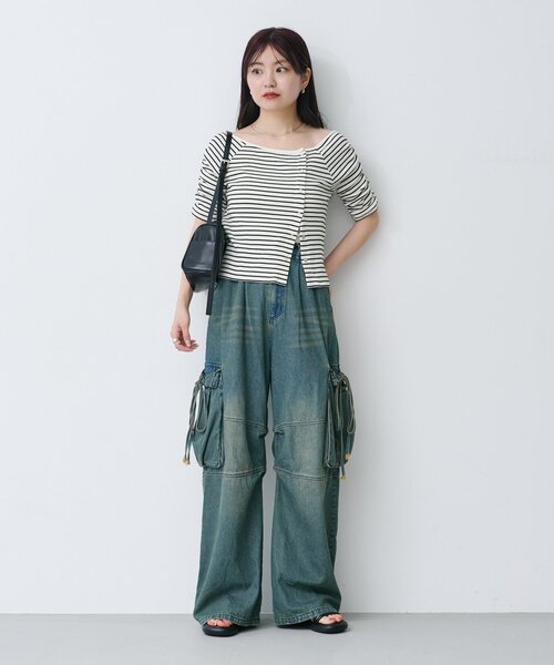 「Kastane」 カーディガン FREE アイボリー レディース_画像5