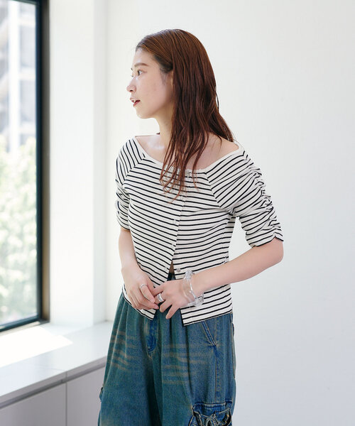 「Kastane」 カーディガン FREE アイボリー レディース_画像9