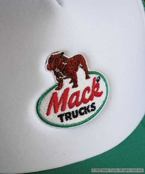 80s USA製　Mack Trucks Bulldog 赤 メッシュキャップ MACK TRUCKS メッシュキャップ キャップ 帽子 MACK TRUCKS MESH CAP