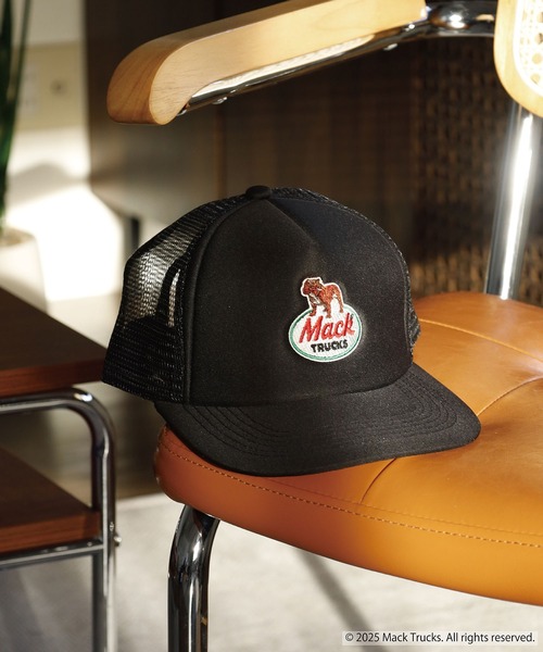Mack Trucks マックトラックス ベースボールキャップ ブラック 新品 MACK TRUCKS メッシュキャップ キャップ 帽子 MACK TRUCKS MESH CAP