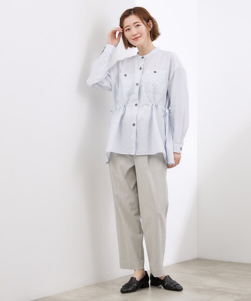 【美品】  HYKE / ハイク | ギャザー 切替 ミリタリー バルーン スリーブ サファリ シャツ ブラウス | 1 | ベージュ | レディース 楽天市場】hyke（シャツ・ブラウス｜トップス）：レディース