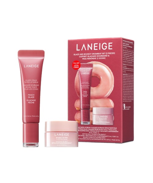 LANEIGE スキンケアセット グレイズティントリップセラム＆バウンシー
