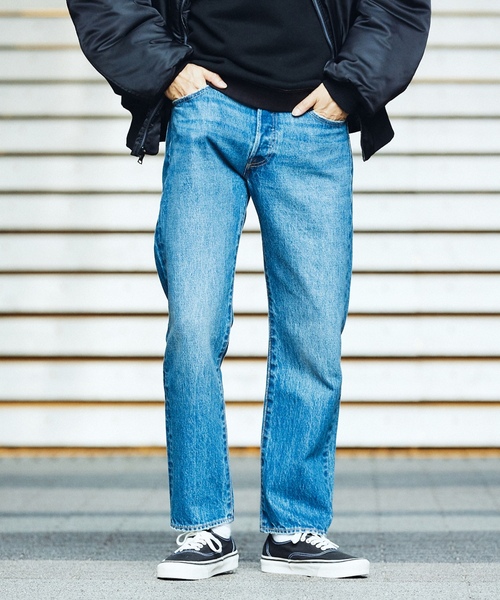 「JOURNAL STANDARD relume」 デニムパンツ「Levi’sコラボ」 28 ブルー メンズの画像