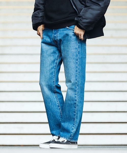 「JOURNAL STANDARD relume」 デニムパンツ「Levi’sコラボ」 28 ブルー メンズの画像