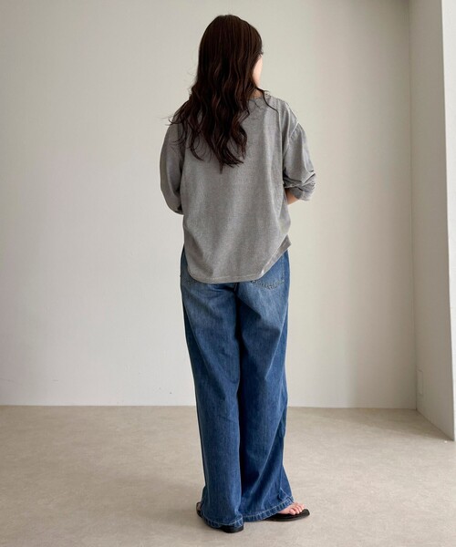 「fredy emue」 デニムパンツ 38 ブルー レディース_画像6