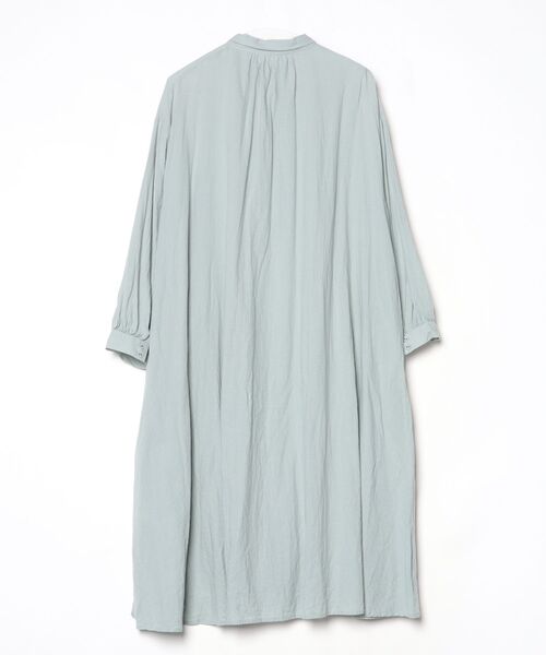 「and it_」 シャツワンピース M-L ブルーグリーン レディース_画像2