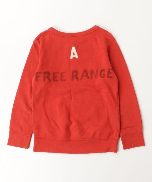 「DENIM DUNGAREE」 「KIDS」スウェットカットソー 140 レッド キッズ_画像2