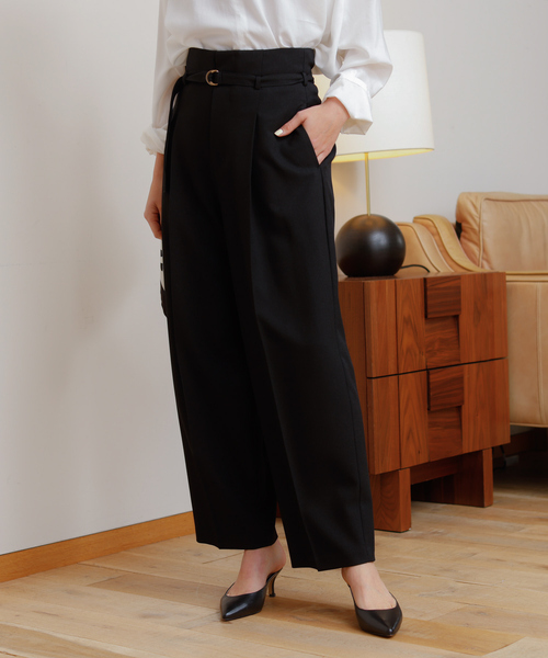 「Rouge vif」 パンツ 36 アイボリー レディース_画像4