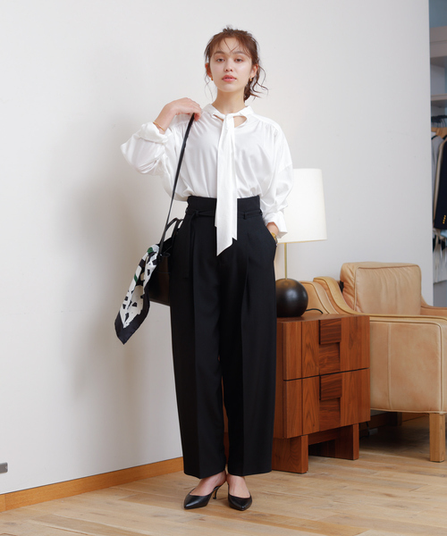 「Rouge vif」 パンツ 36 アイボリー レディース_画像5