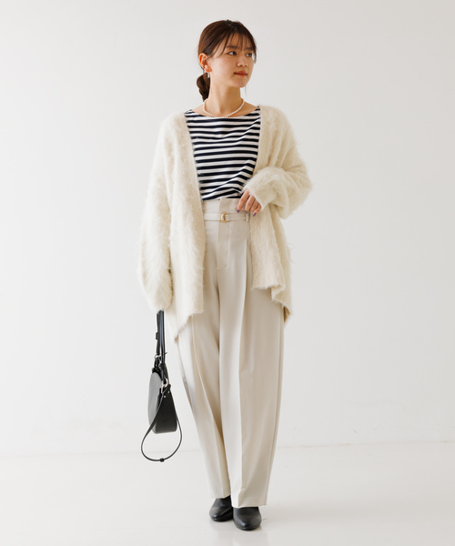 「Rouge vif」 パンツ 36 アイボリー レディース_画像7