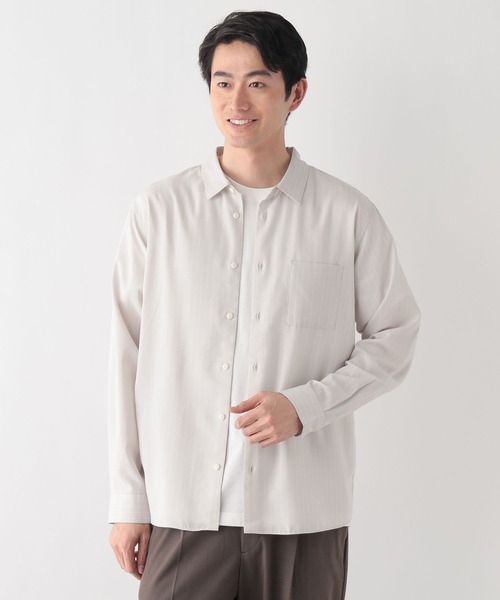 「GLOBAL WORK」 長袖シャツ X-LARGE グリーン メンズ_画像5
