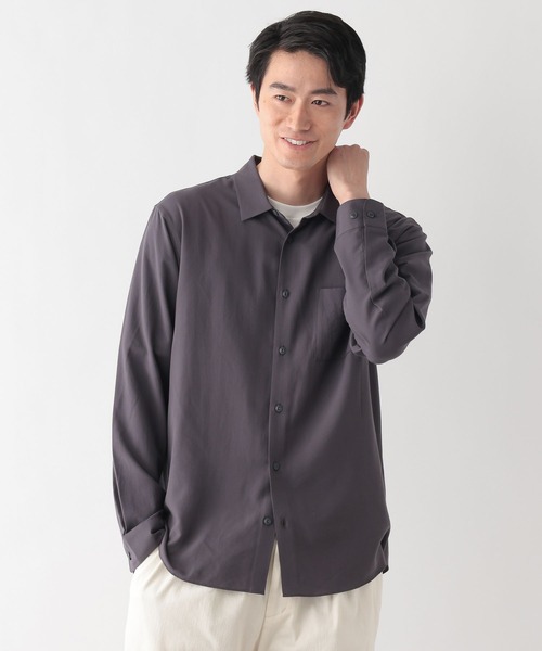 「GLOBAL WORK」 長袖シャツ X-LARGE グリーン メンズ_画像9