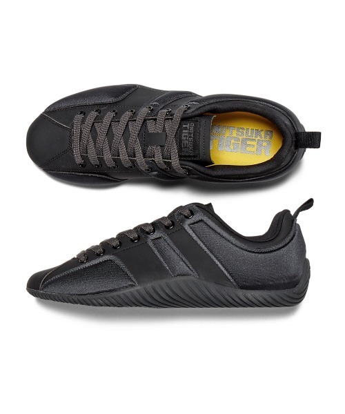 「ONITSUKA TIGER YELLOW COLLECTION」 ローカットスニーカー 24 ブラック レディース_画像9