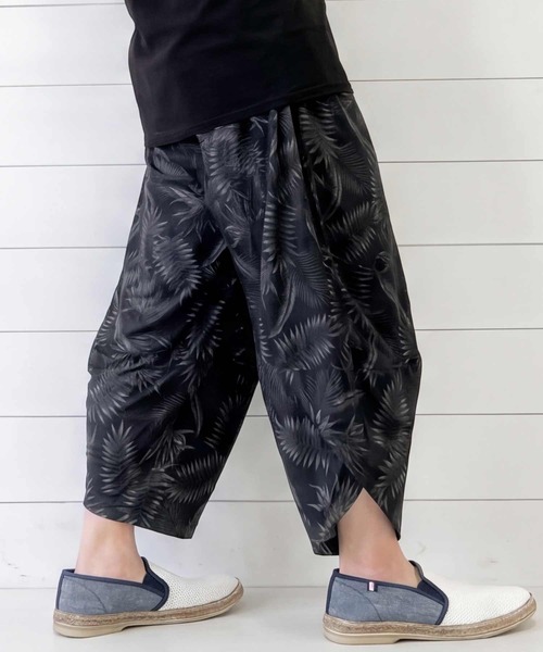 TopIsm（トップイズム） uvカット ハーフパンツ パンツ 無地総柄 接触