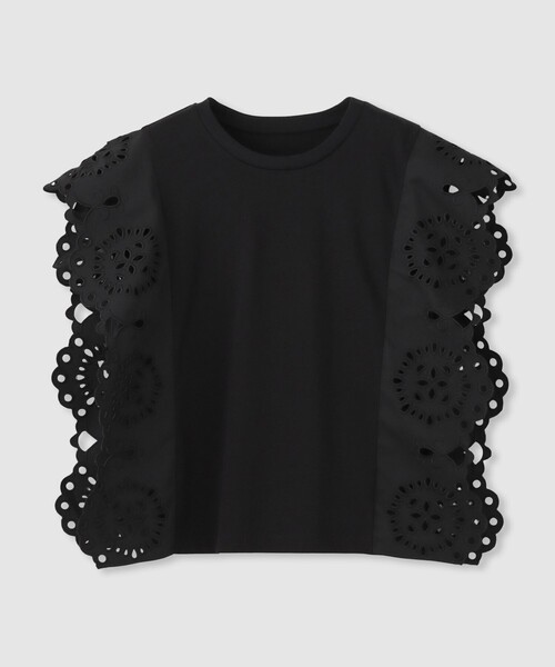LOULOU WILLOUGHBY（ルルウィルビー） tシャツ 半袖 スカラレース