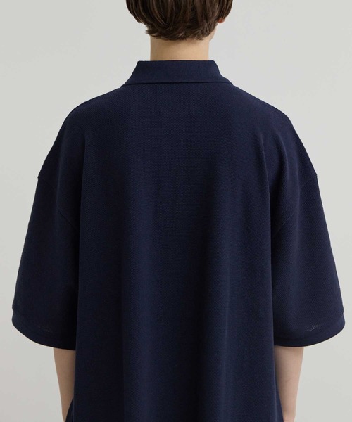 「INSCRIRE」 シャツワンピース SMALL ネイビー レディース_画像8