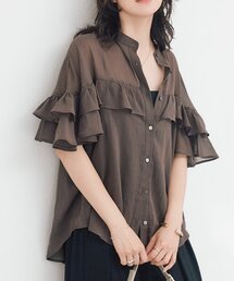 RIVE DROITE（リヴドロワ） ブラウス シャツ 半袖 「4色展開/通気性 