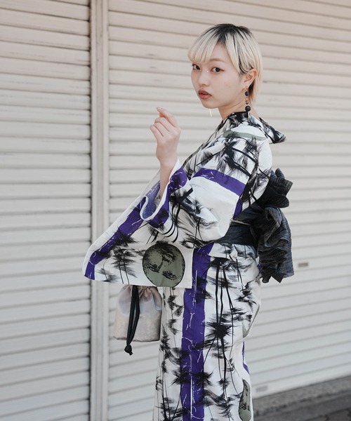 新品未使用 utatane うたたね ニコアンティーク 浴衣＆帯セット utatane 浴衣 2026新作 選べる浴衣3点セット ニコアンティーク