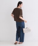 サマーニット ニット セーター 「UV/接触冷...の詳細画像3