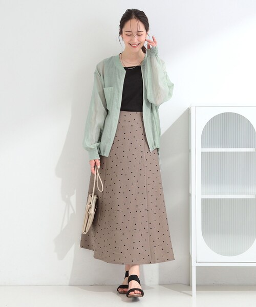 SHOO・LA・RUE（シューラルー） ロング スカート 「S-LL」涼し気な