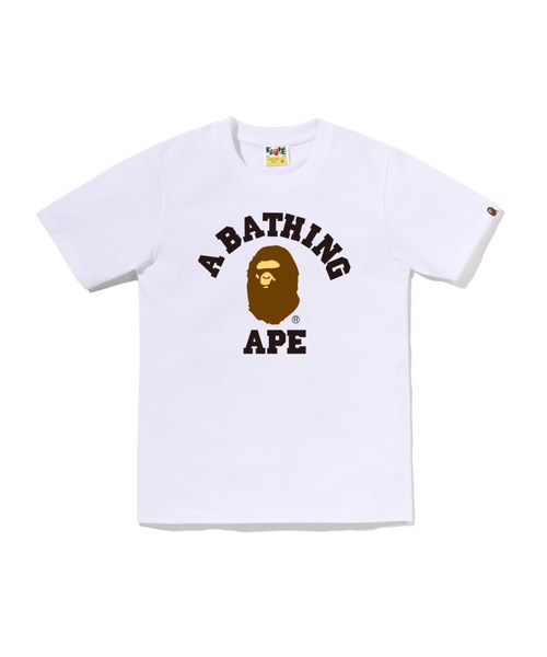 A BATHING APE（アベイシングエイプ） tシャツ 半袖 COLLEGE TEE