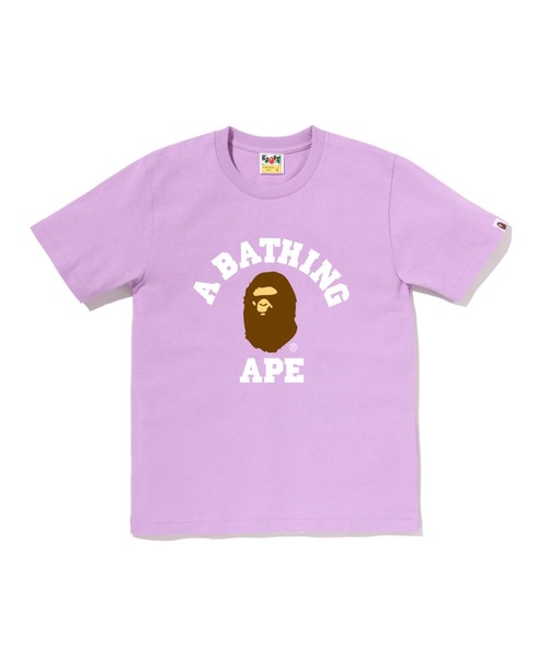 A BATHING APE（アベイシングエイプ） tシャツ 半袖 COLLEGE TEE
