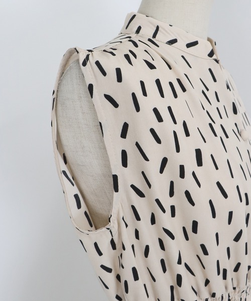 「BLUEEAST」 ノースリーブワンピース MEDIUM ネイビー レディース_画像5