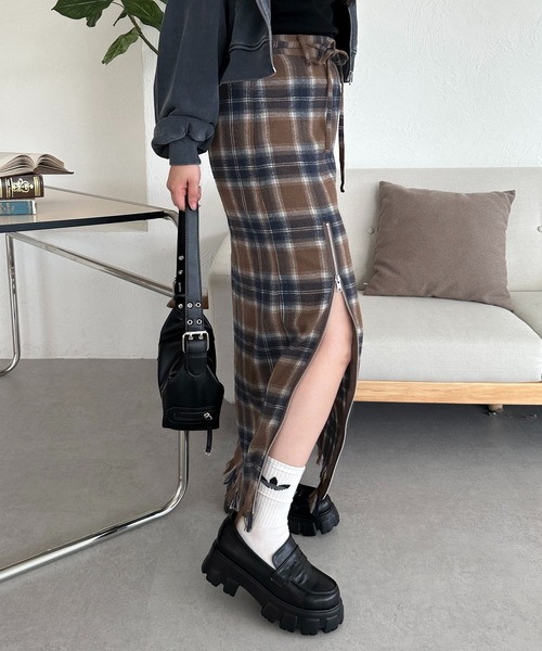 「apres jour mignon」 スカート X-LARGE ダークブラウン レディース_画像5