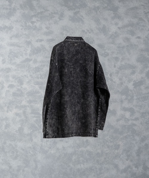 「ADRER」 デニムジャケット SMALL ブルー メンズ_画像8